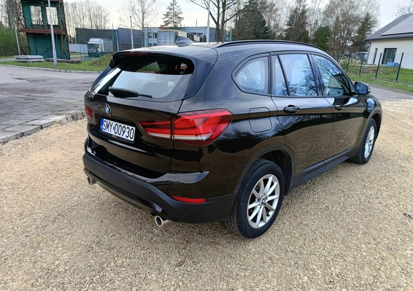 BMW X1 cena 110700 przebieg: 43000, rok produkcji 2020 z Myszków małe 466